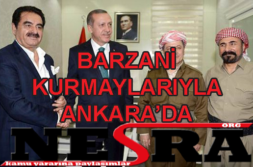 Barzani Kurmaylarıyla Ankara'da