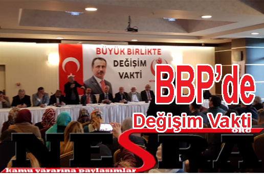 BBP'de Değişim Vakti