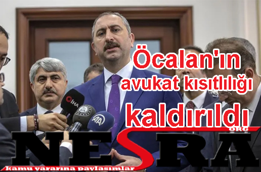 Öcalan'ın avukat kısıtlılığı kaldırıldı